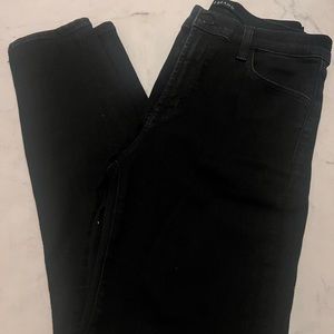 J Brand Alana Black Skinny Jeans